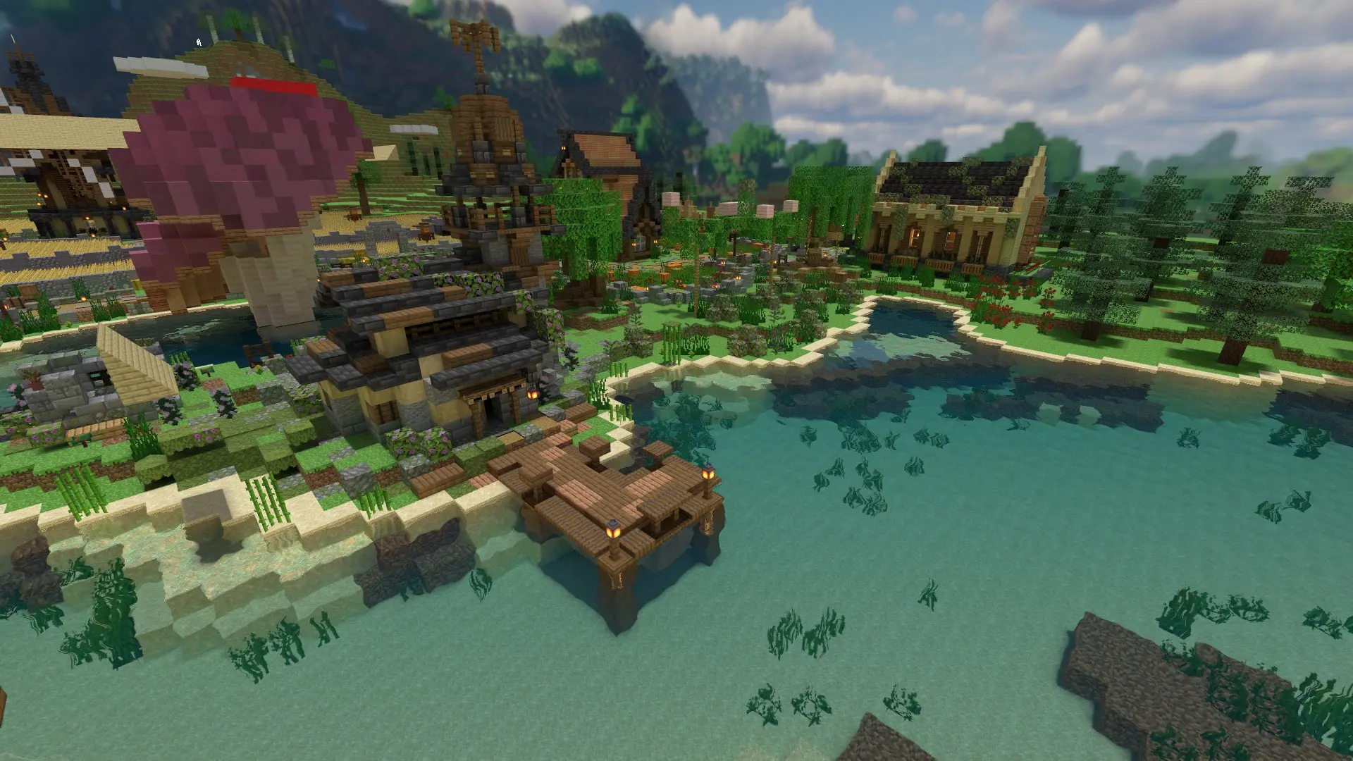 Screenshot of kz_minecraft_village