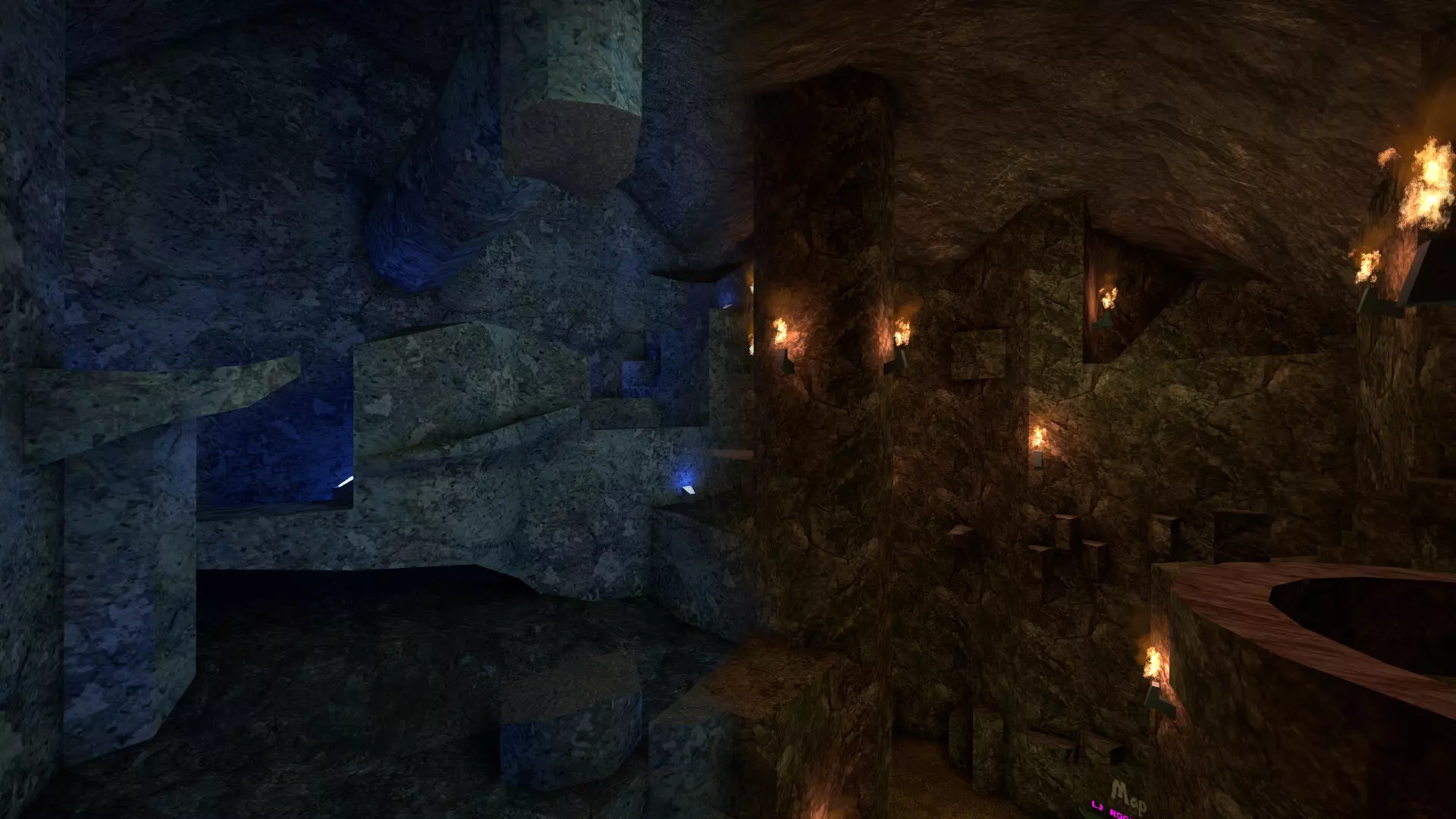 Screenshot of kz_kzro_speedcavescape